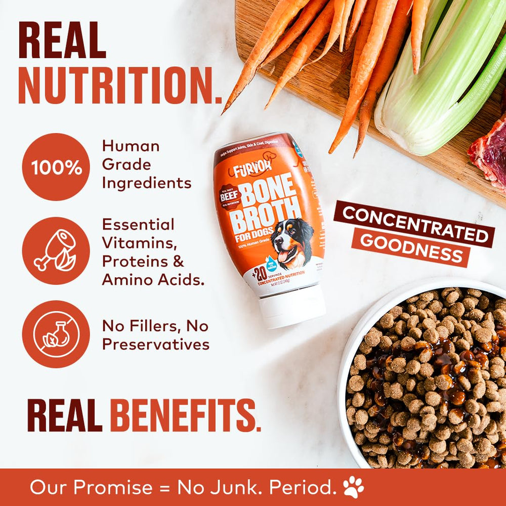 Furvor Hydratation Bouillon Boeuf Chien: favorise l’hydratation naturelle du chien.