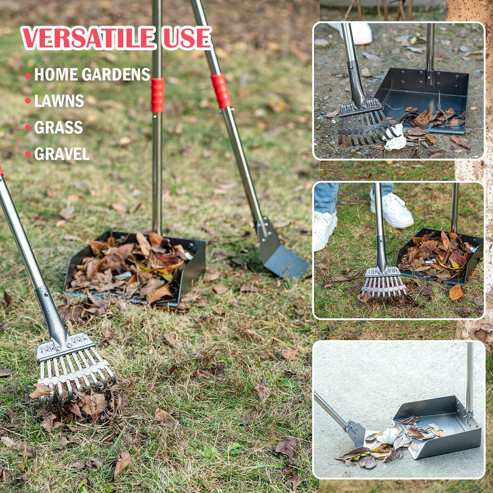 FUSBUNTY utilisation extérieure sur gazon, terre et gravier, outil polyvalent.
