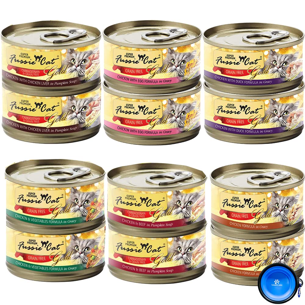 Fussie Cat conserves chat variete ensemble: assortiment pratique pour varier les repas.