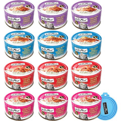 Fussie Cat conserve en sauce lait de chèvre, texture humide pour hydratation quotidienne.