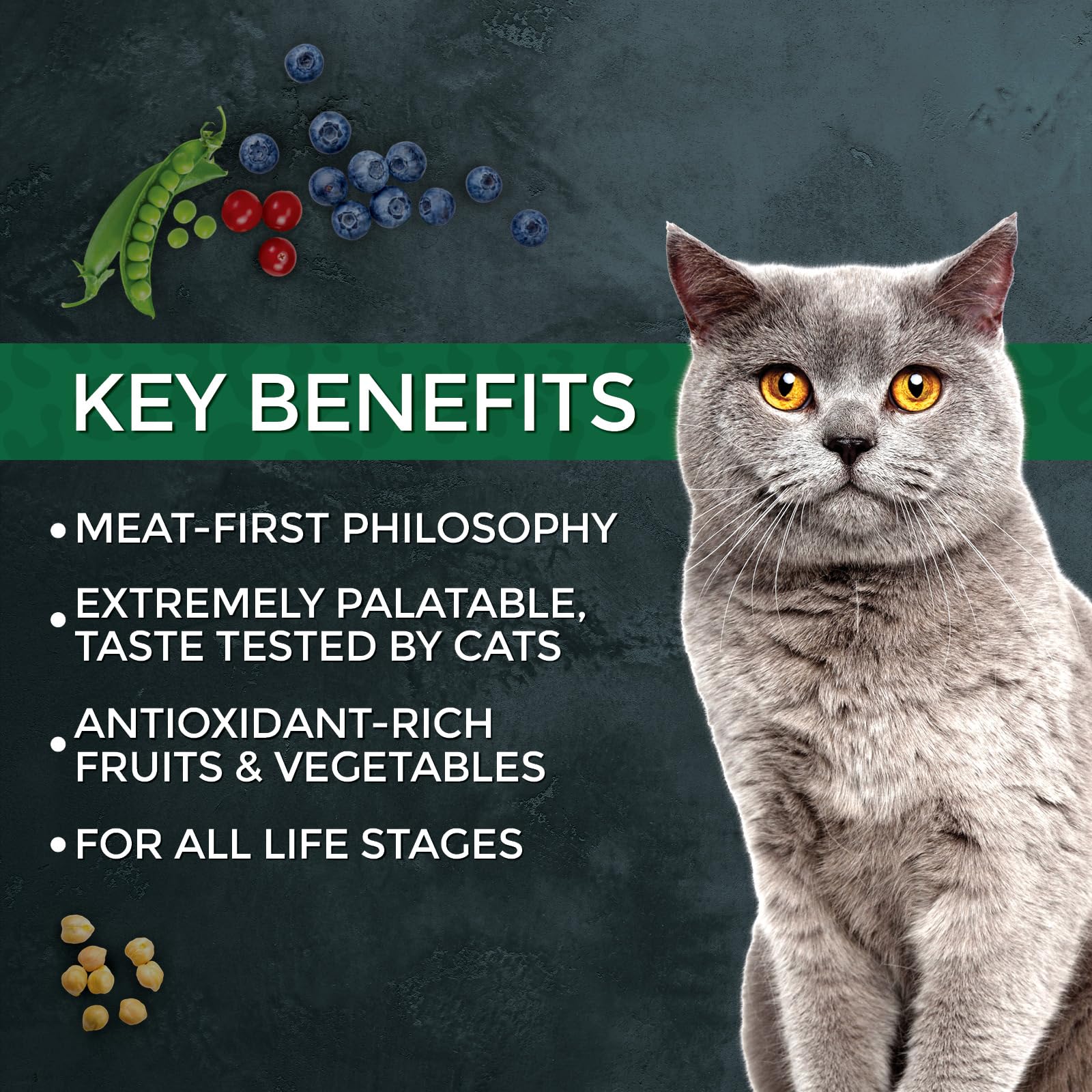 Fussie Cat Market Fresh poulet – ingrédients visibles pour un repas quotidien.