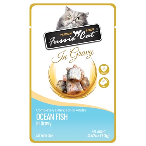 Fussie Cat Premium, morceaux en sauce favorisant l'hydratation quotidienne.
