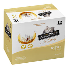Fussie Cat Premium Poulet en Sauce - sachet12 pour hydratation quotidienne