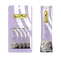 Texture crèmeuse Fussie Cat Purée, parfaite comme topping.