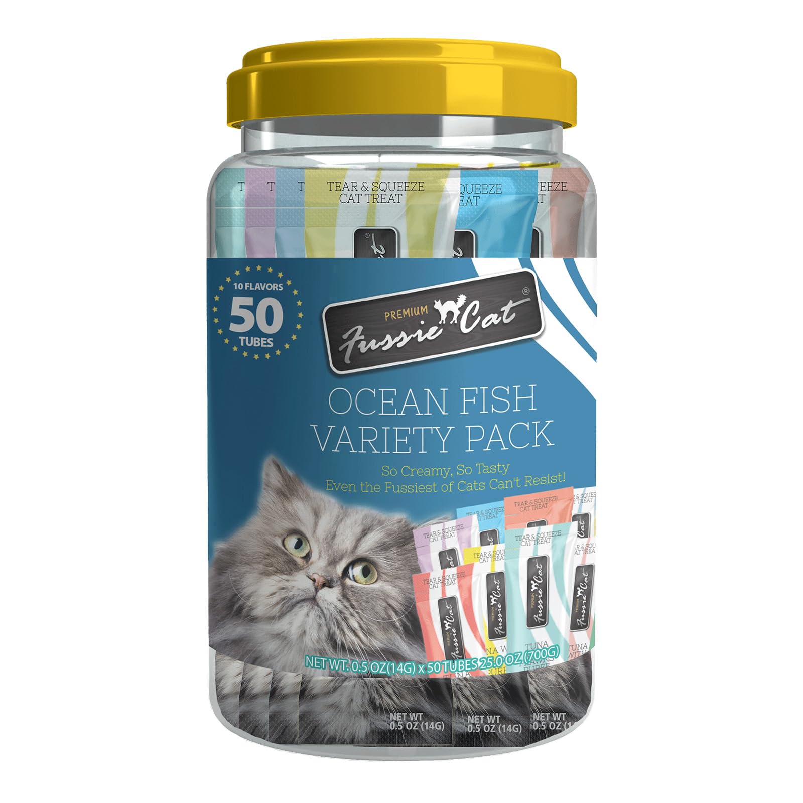 Fussie Cat Purée en tubes: emballage pratique pour collations rapides