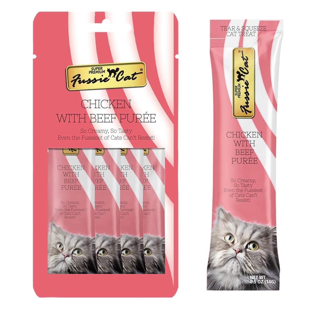 Purée Fussie Cat texture crèmeuse pour un repas appétissant