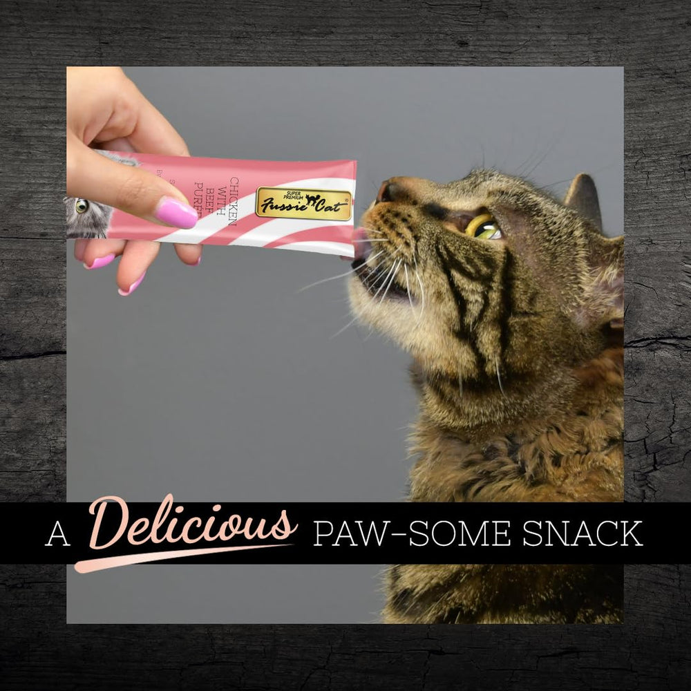 Purée Fussie Cat vitamine E pour peau et pelage sains