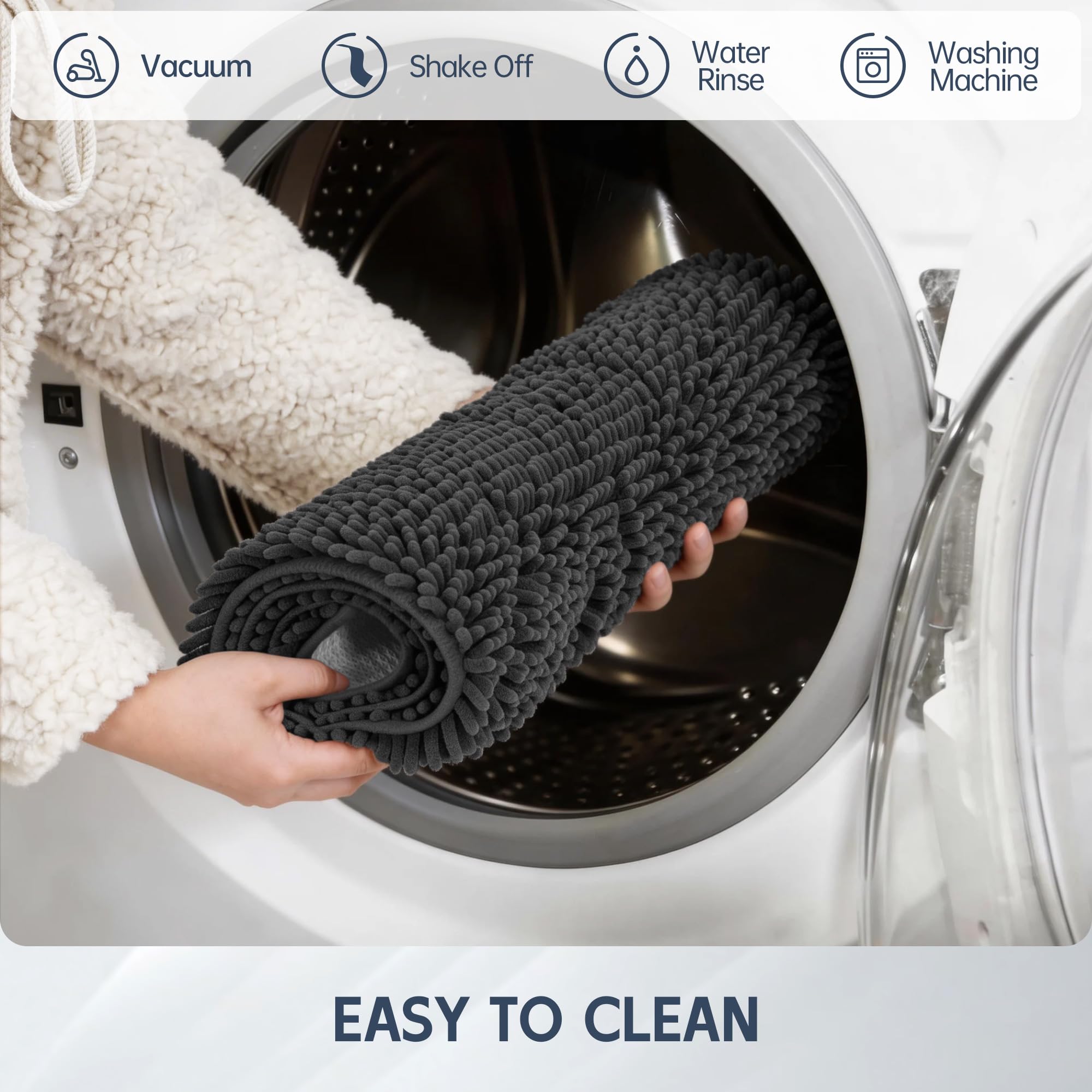 Tapis Futurwit entretien facile, lavage machine pour une propreté rapide.