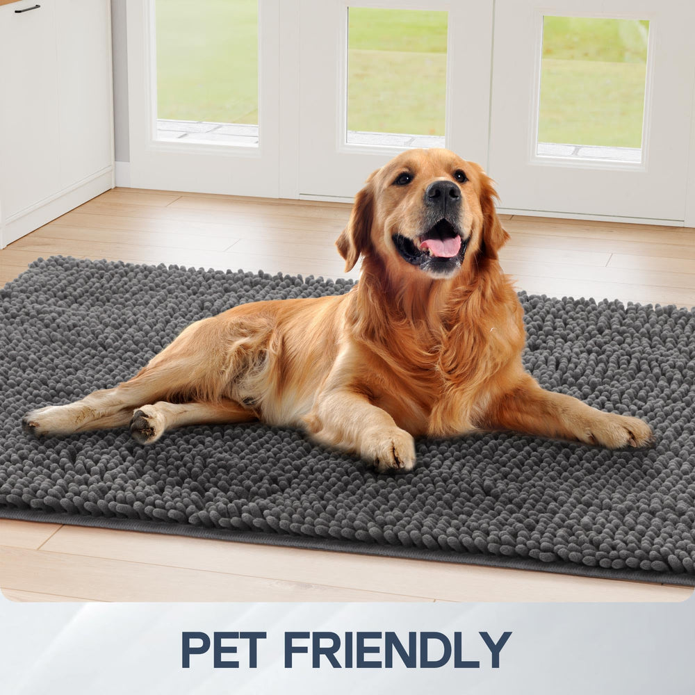Tapis Futurwit gris d’entrée, protège les sols et accueille les visiteurs.