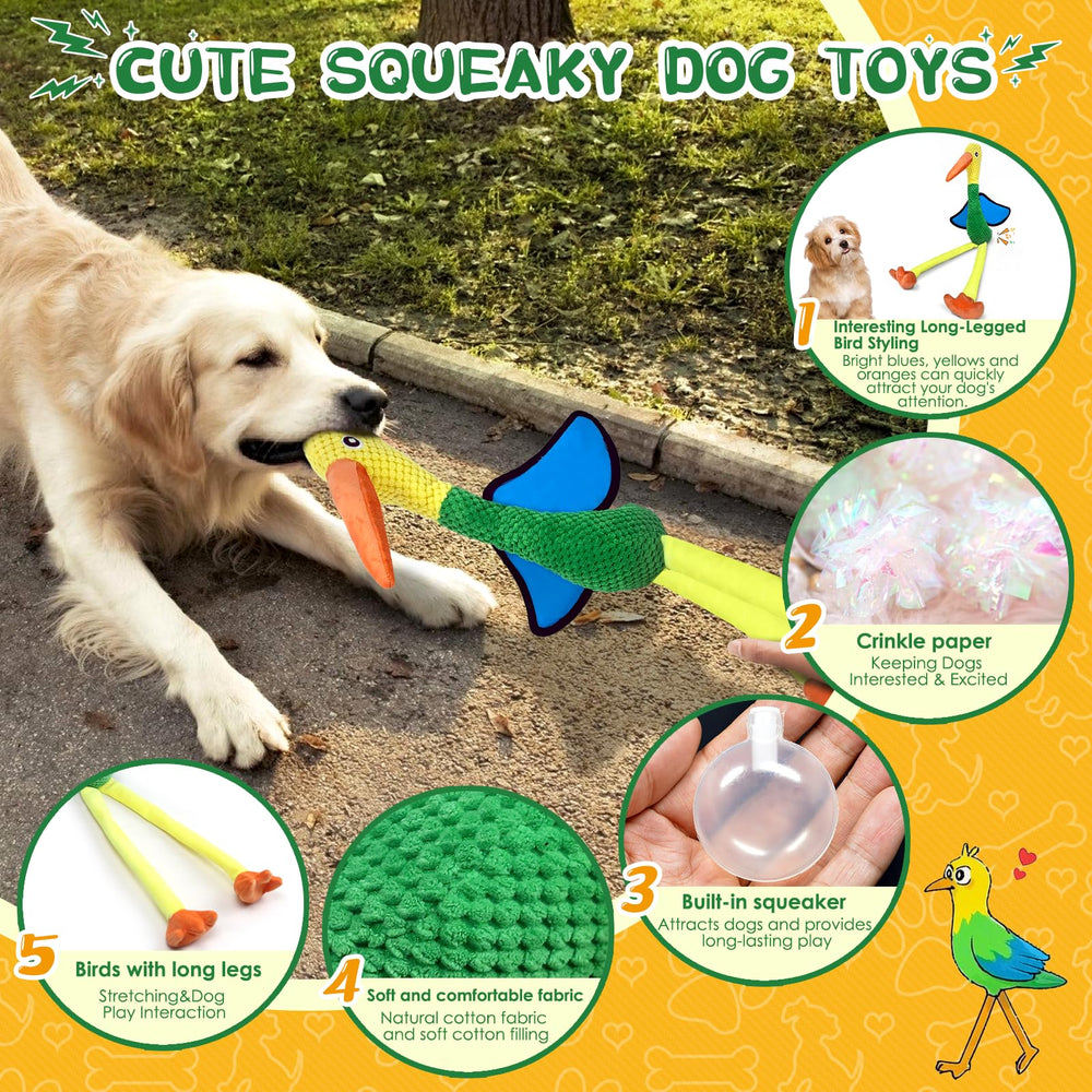 Fuufome jouet chien couture renforcée, durable pour mâchouilleur agressif.