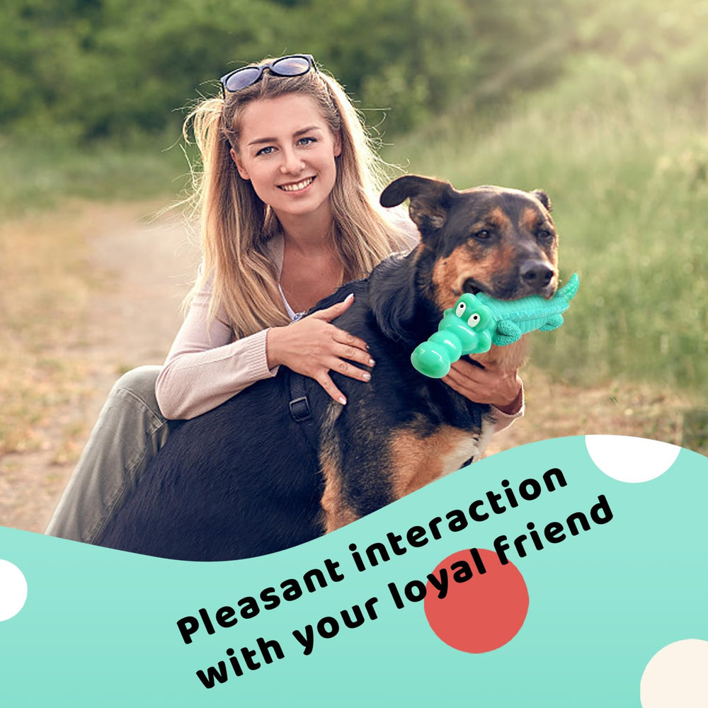 Fuufome crocodile, idéal comme cadeau pour chiots et chiens actifs