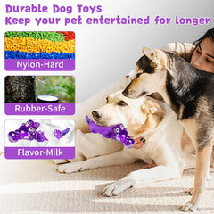 Jouet Fuufome noyau nylon flexible, résistance accrue pour mors agressifs.
