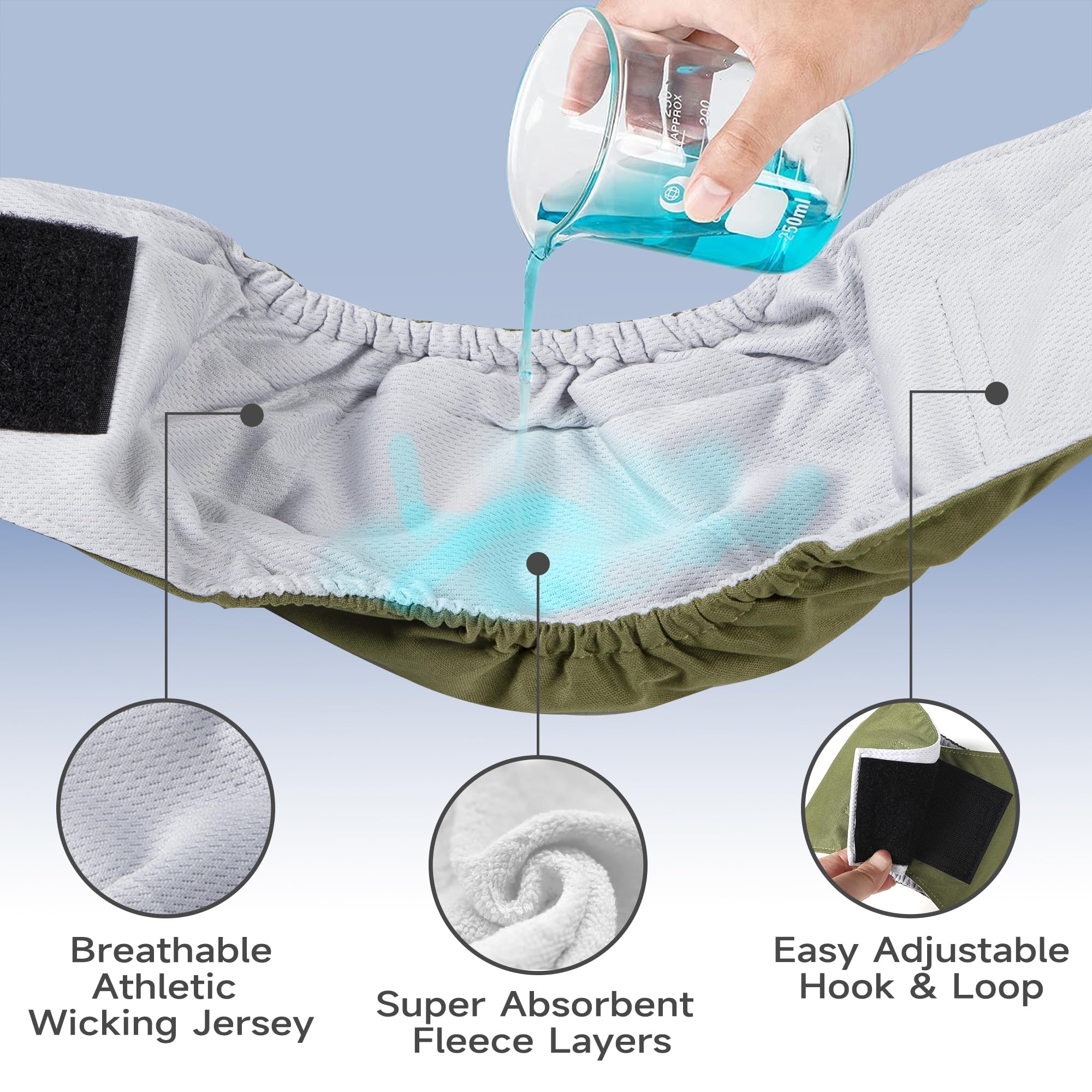 Fuz Bigaza – fermetures velcro ajustables pour un maintien sûr et pratique.