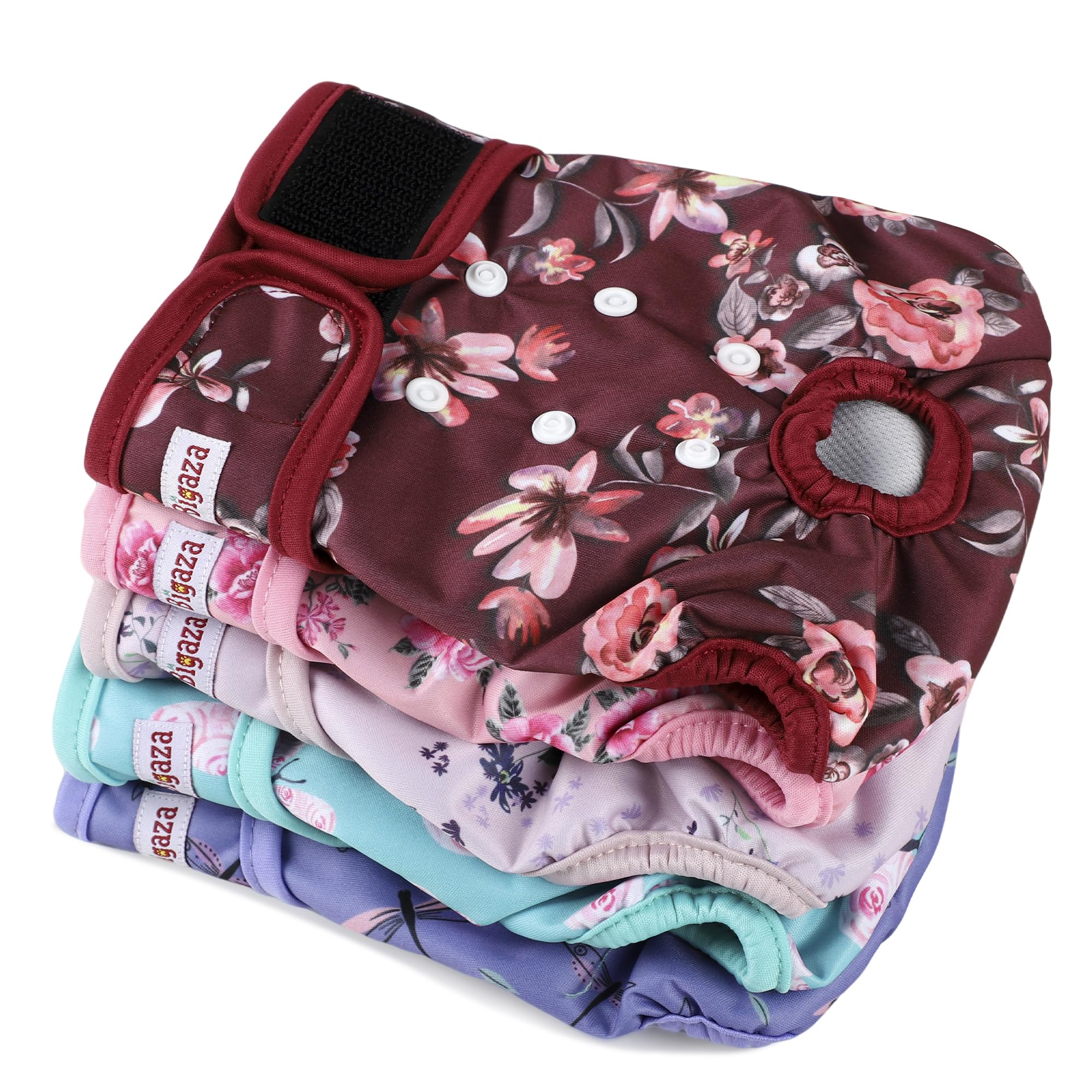 Couches Fuz Bigaza pack 5 réutilisables pour chien femelle, pratique et économique.