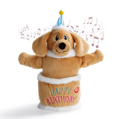 Fuzzwoof gâteau-anniversaire-chien-interactif, stimulation ludique lors des jeux à domicile