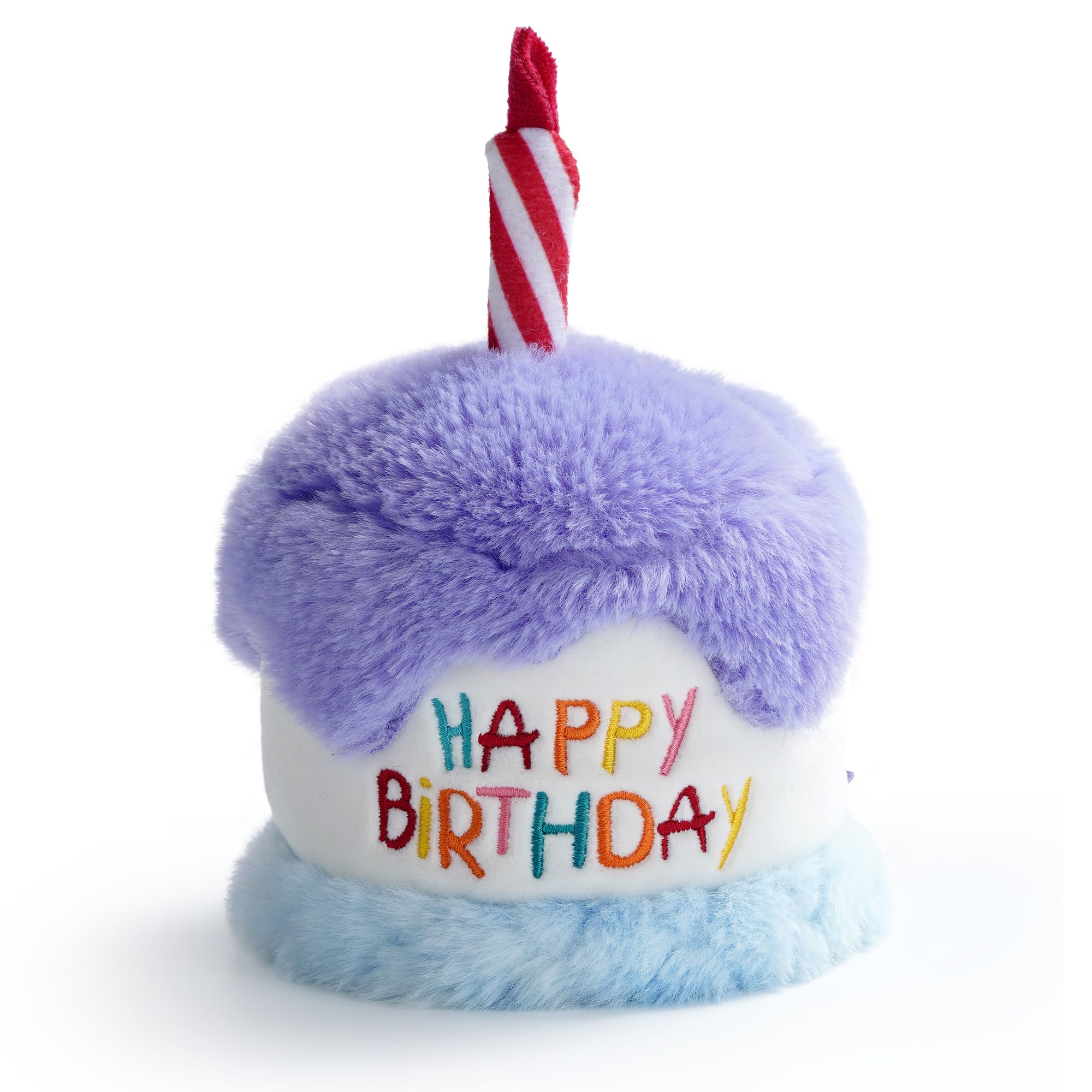 Fuzzwoof gâteau-jouet-chien-crinkle pour stimulation interactive et durable.