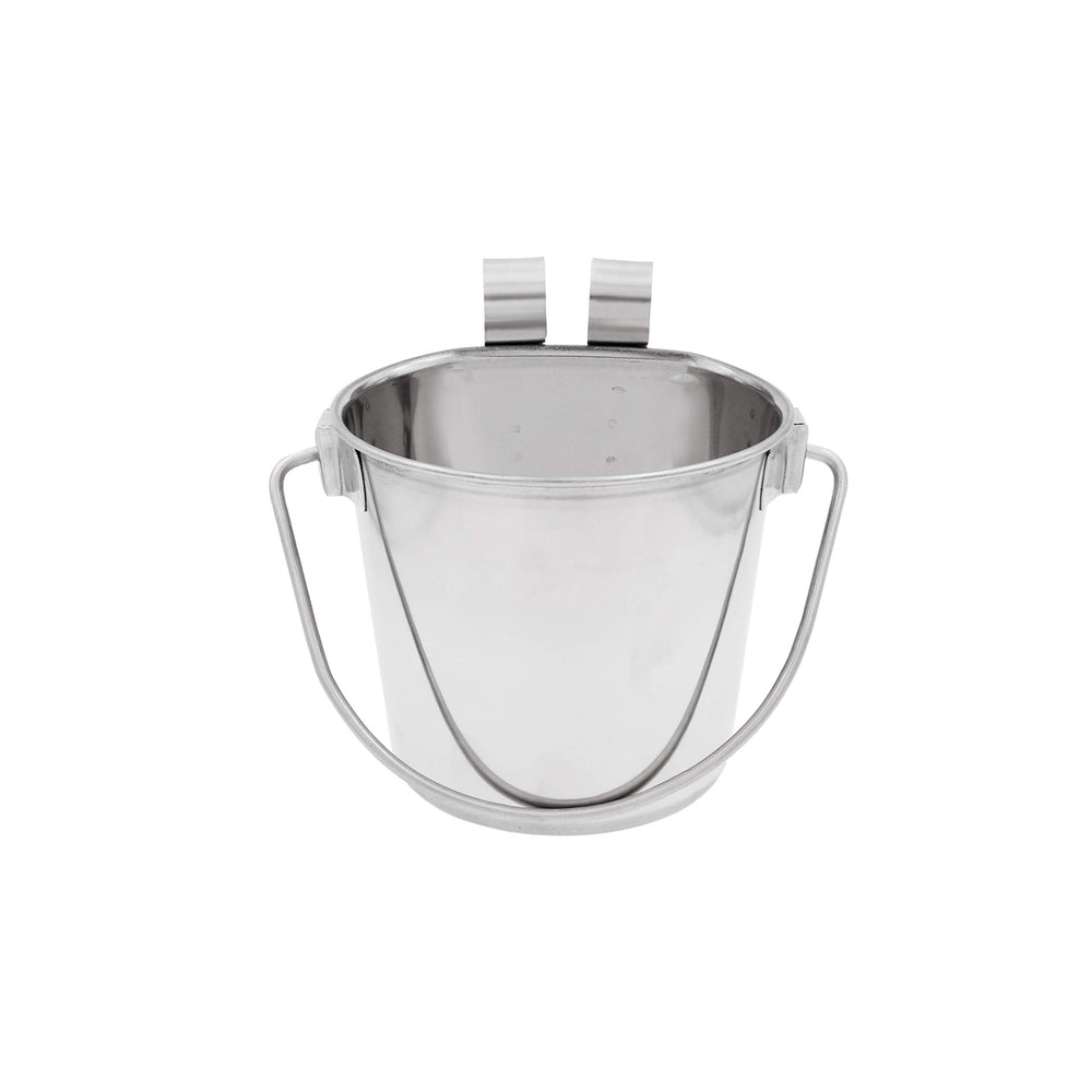 Le seau Fuzzy Puppy à paroi plate pour cages robustes.