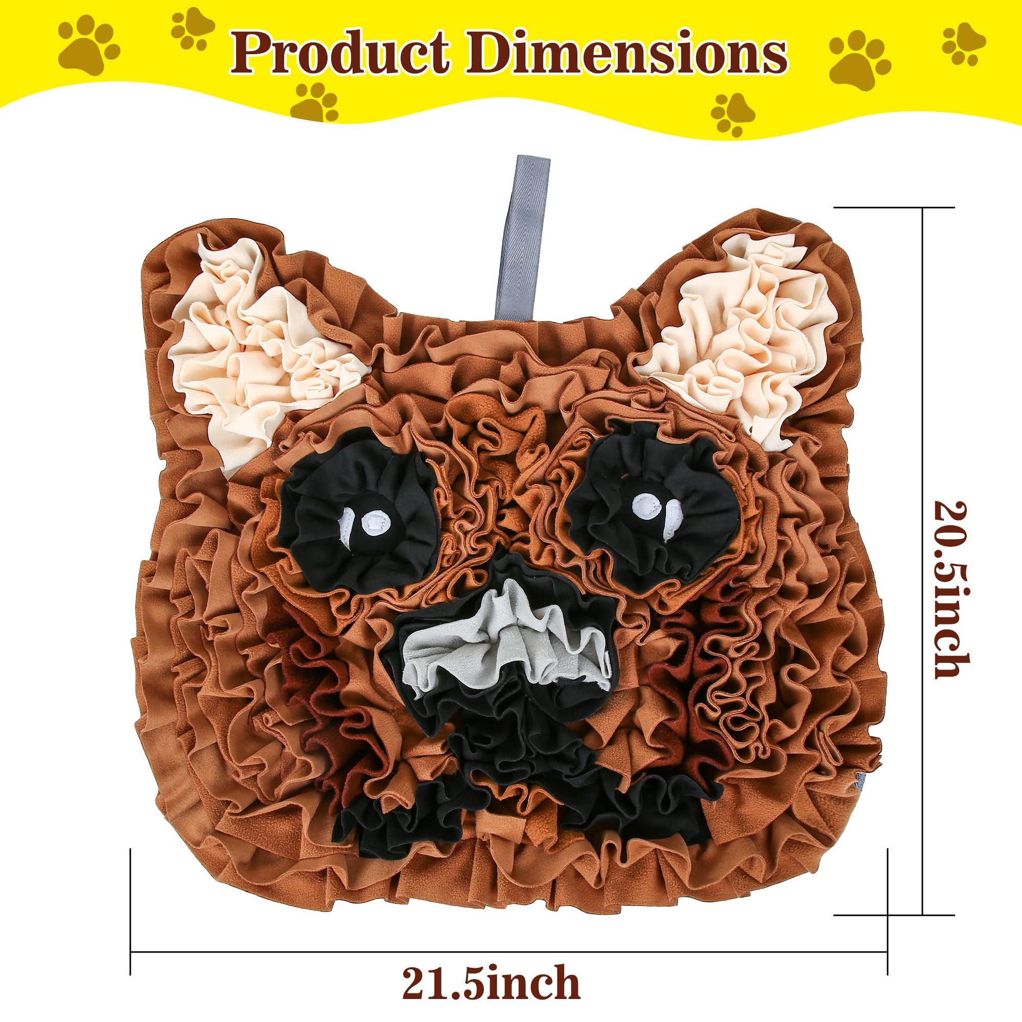 FVUUKOSIIT Snuffle Mat petit chien, parfait pour les races petites