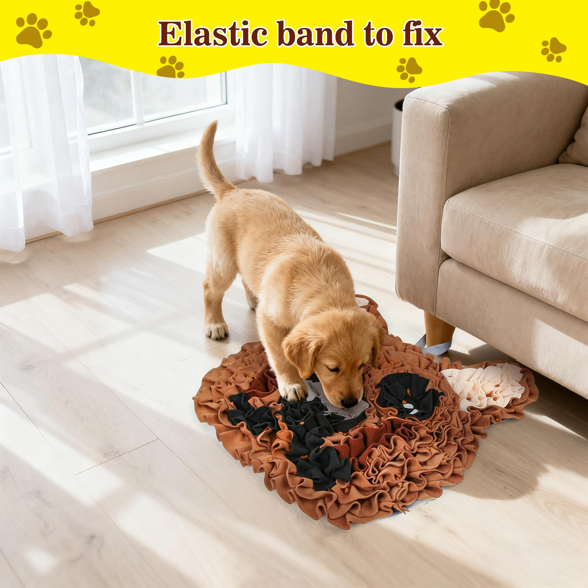 FVUUKOSIIT Snuffle Mat portable pour voyage et déplacements