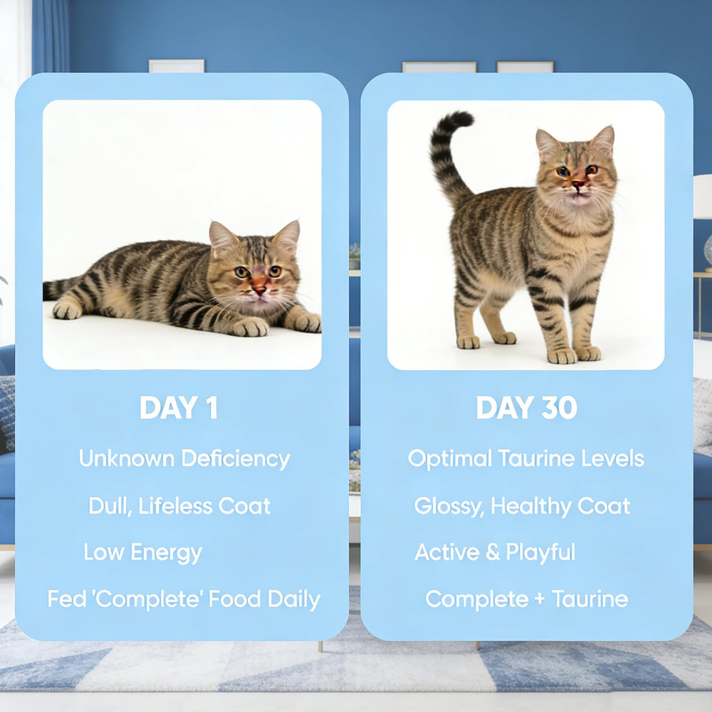 FW ZONE VitaTaurine Pro — compatible avec tous les chats et âges.