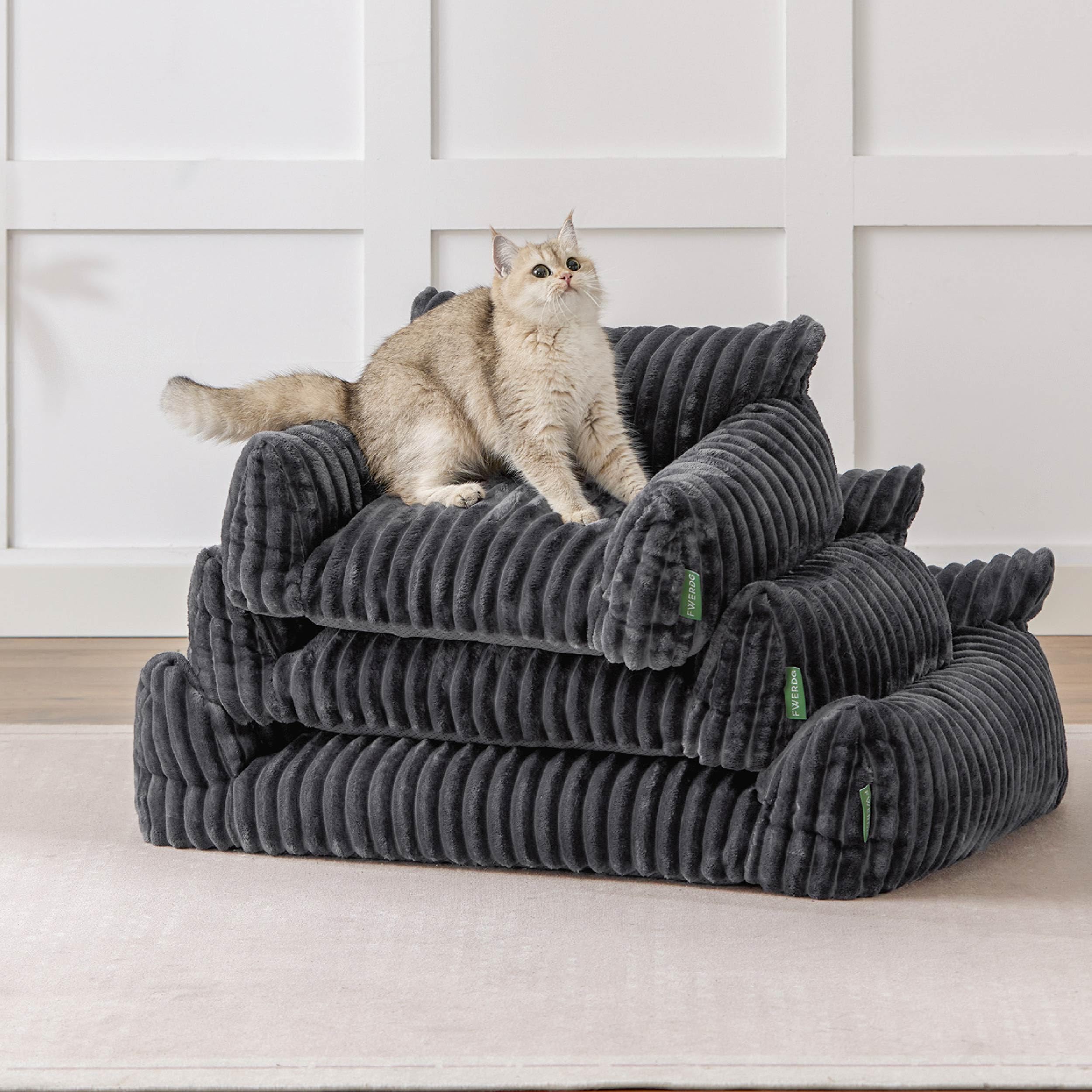 FWERDG canape-animaux-usage-interieur idéal pour salon ou chambre.