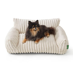 Le canapé FWERDG avec support triple offre un repos optimal pour la tête et le cou des chats.