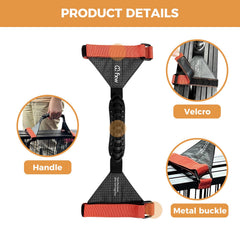 FXW Easy-Carry Straps montrant le montage rapide et le rangement des panneaux.