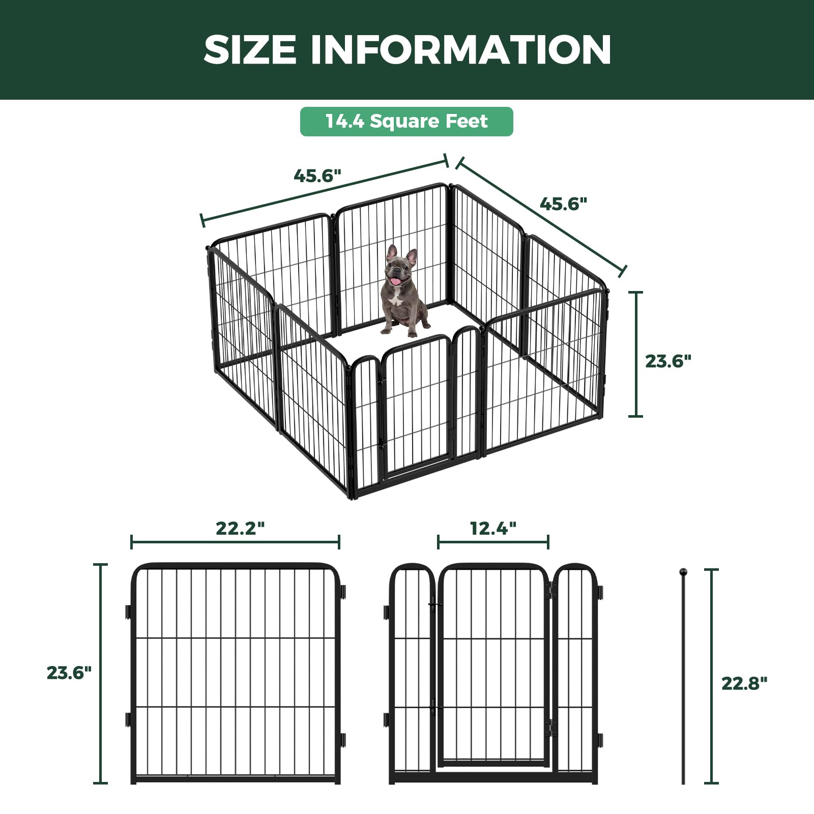 FXW Homeplus Unleashed : ensemble d’enclos pour chien permettant jeu sûr en intérieur.