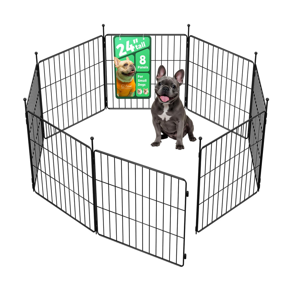 FXW MiniPaws parc chiot petit ouvert, espace sûr pour jeux en intérieur et extérieur.