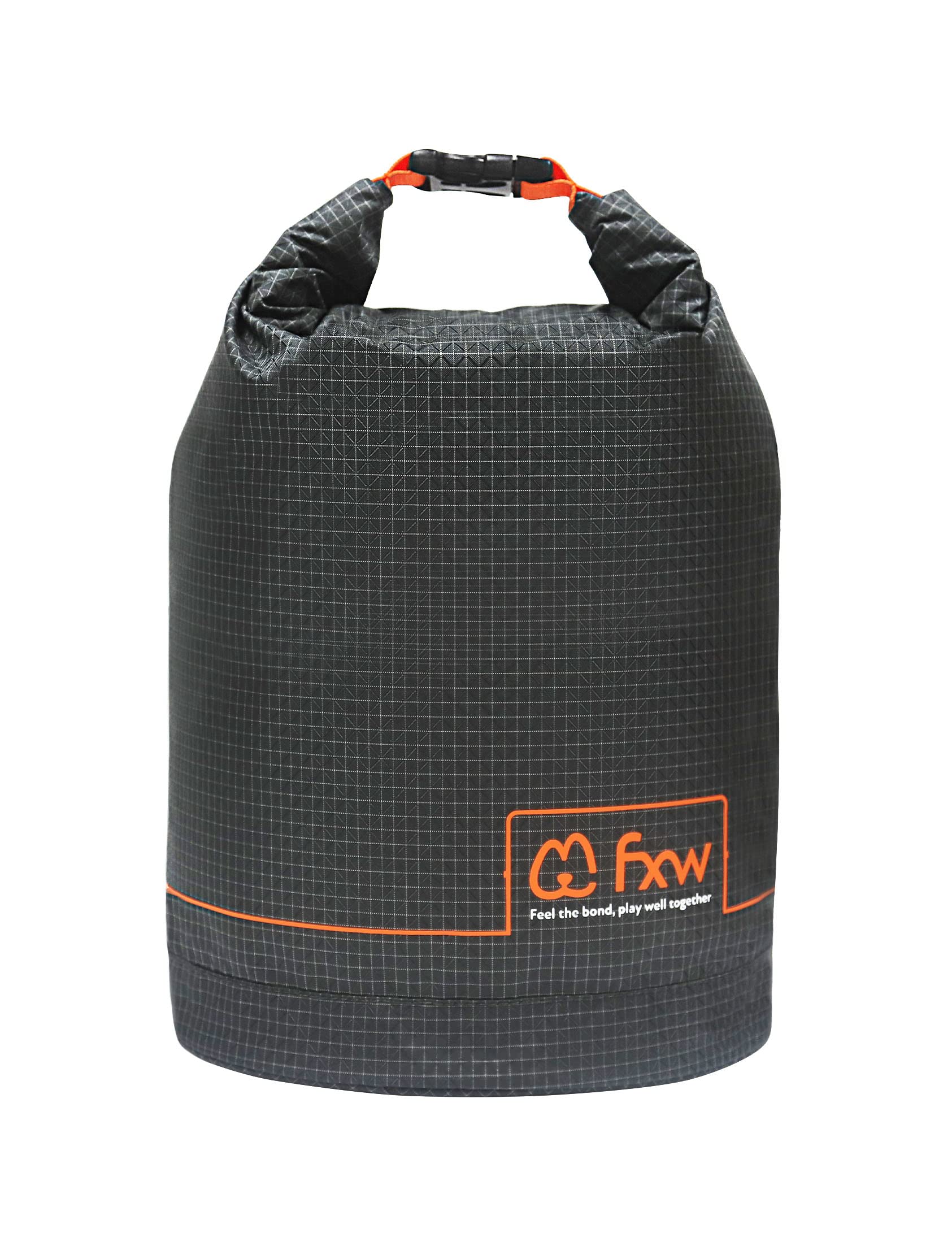 FXW sac de nourriture pour chien en voyage gris, grande capacité pour réorganiser les croquettes.