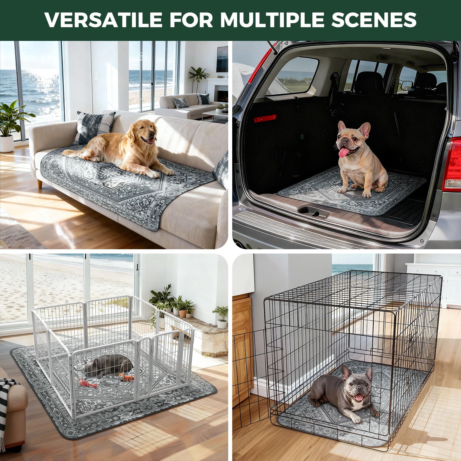 FXW tapis confort doux pour le repos quotidien du chien.