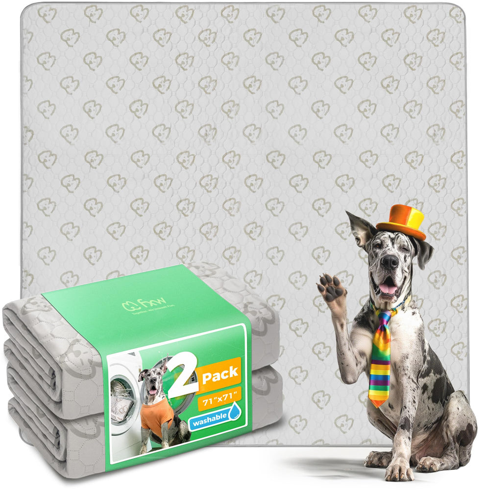 FXW tapis-pipi épais lavable pour chien offrant confort et absorption pour longues sessions.