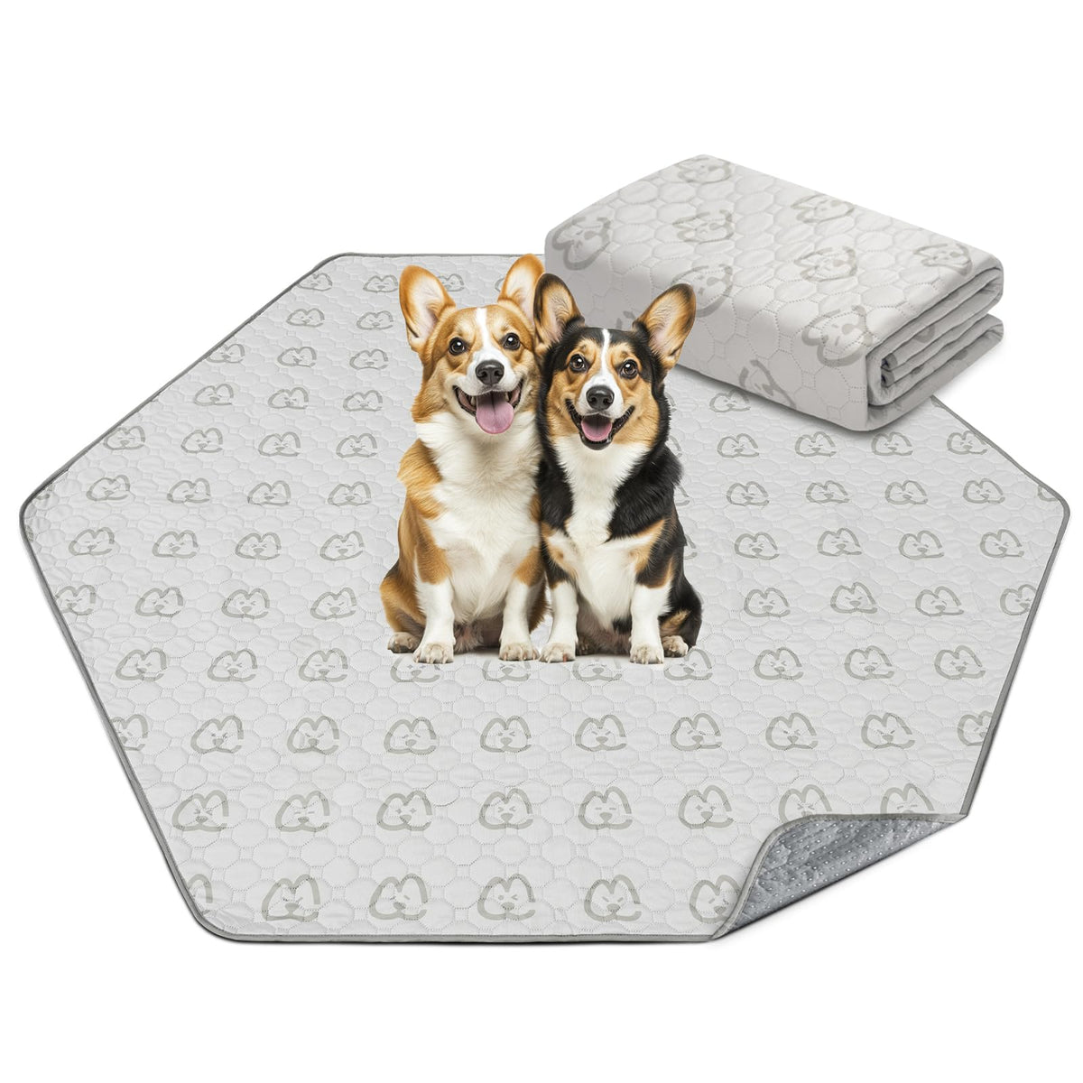FXW tapis-pipi lavable pour chien avec absorption élevée.