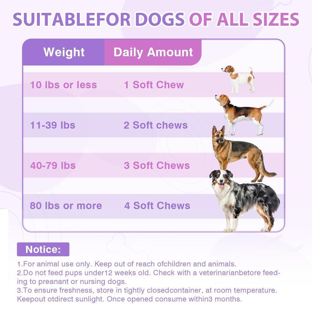 FXZRQJ bouchées compatibles tous chiens: adaptées à tous les âges.
