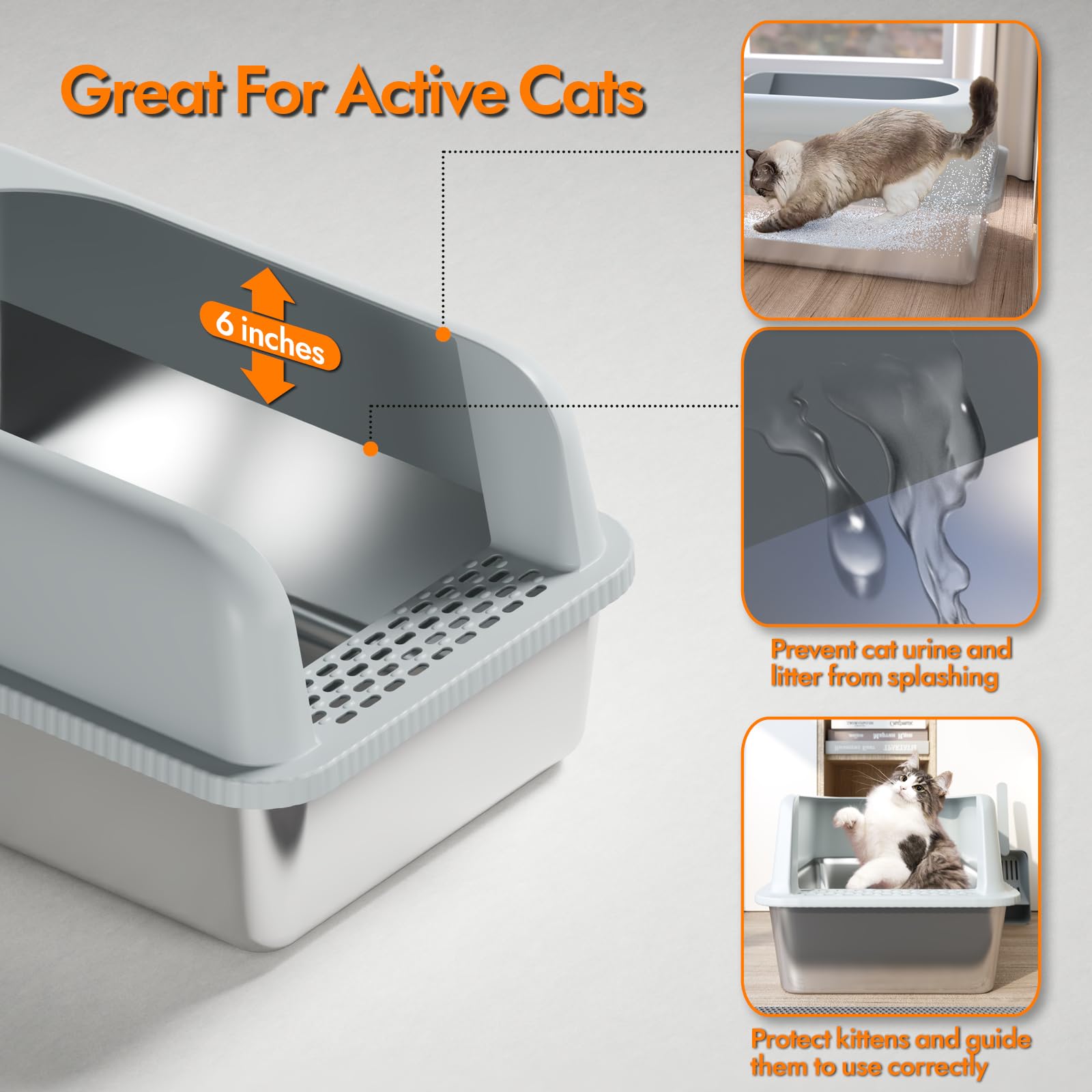 FYLICA nettoyage rapide sur inox, residus glissent