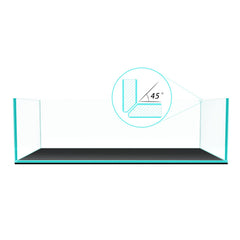 FZONE Anata 9Gal sans rebord, vue dégagée pour un aquascape élégant.