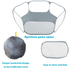 GABraden Cage reptiles transparente – espace respirant pour reptiles et petits animaux.