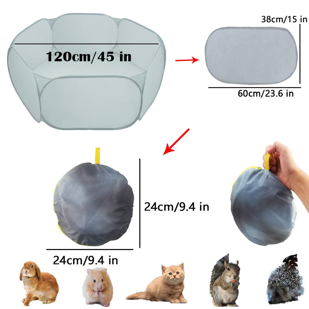 GABraden Clôture pliable pour petits animaux: montage simple et rangement compact.