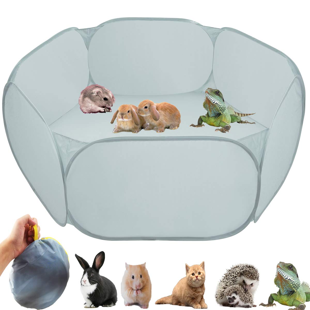 GABraden Tente cage petits animaux: aire de jeu sécurisée et portable.