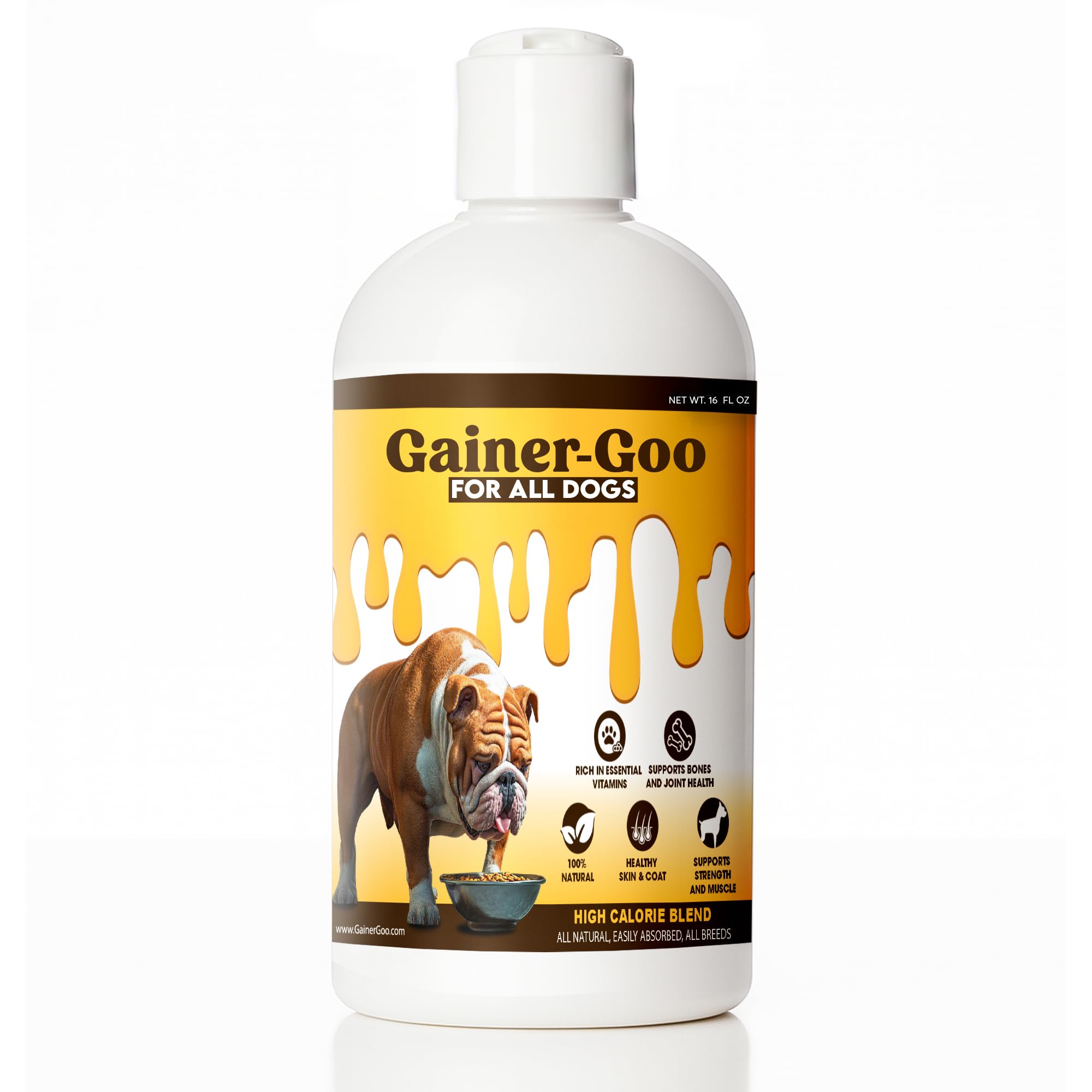 Gainer-Goo: sans additifs artificiels pour une nutrition claire.