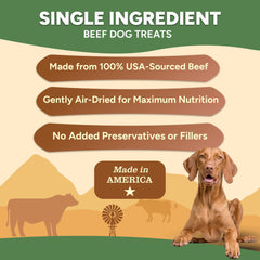 Chips de boeuf Gaines Family Farmstead sans grains, adaptée aux chiens sensibles.