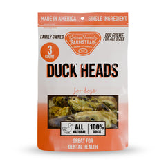 Gaines Family Farmstead Duck Heads emballage clair: friandise protéinée naturelle