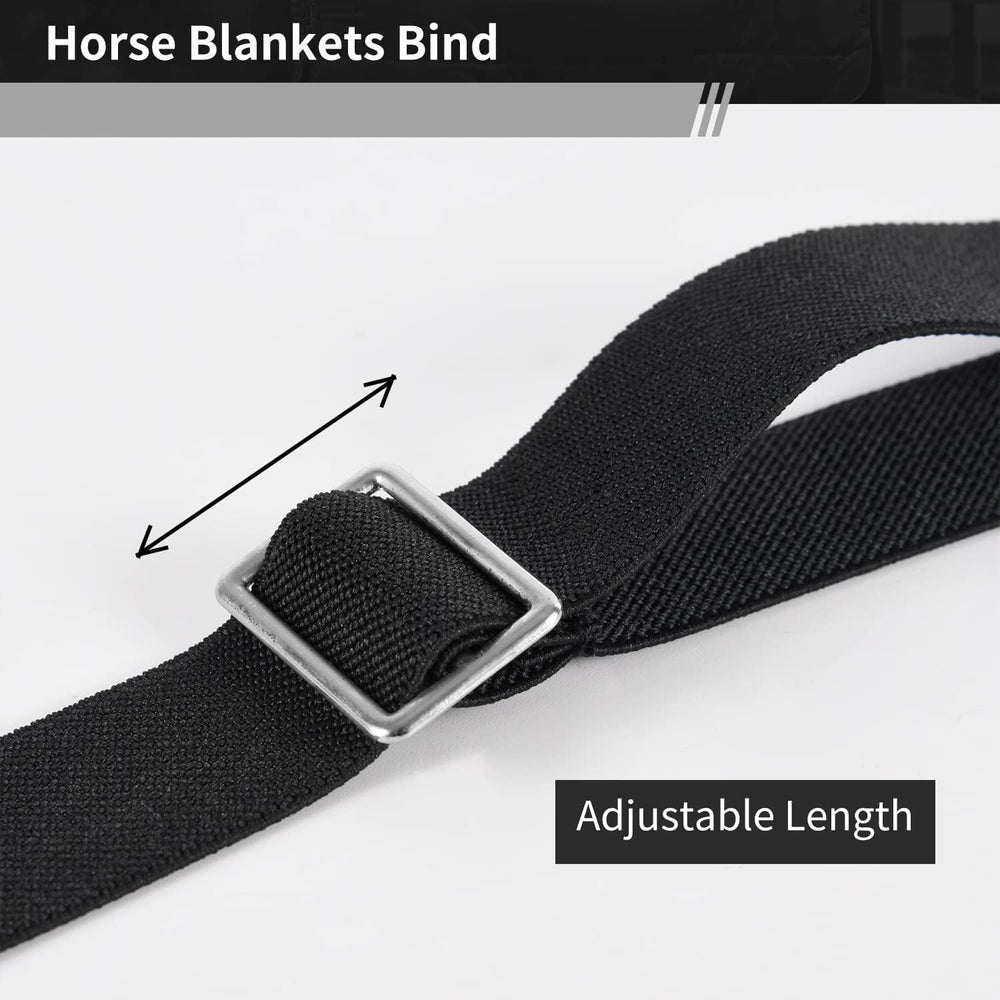 Sangles GAITWIN compatibles avec toutes les couvertures de cheval.