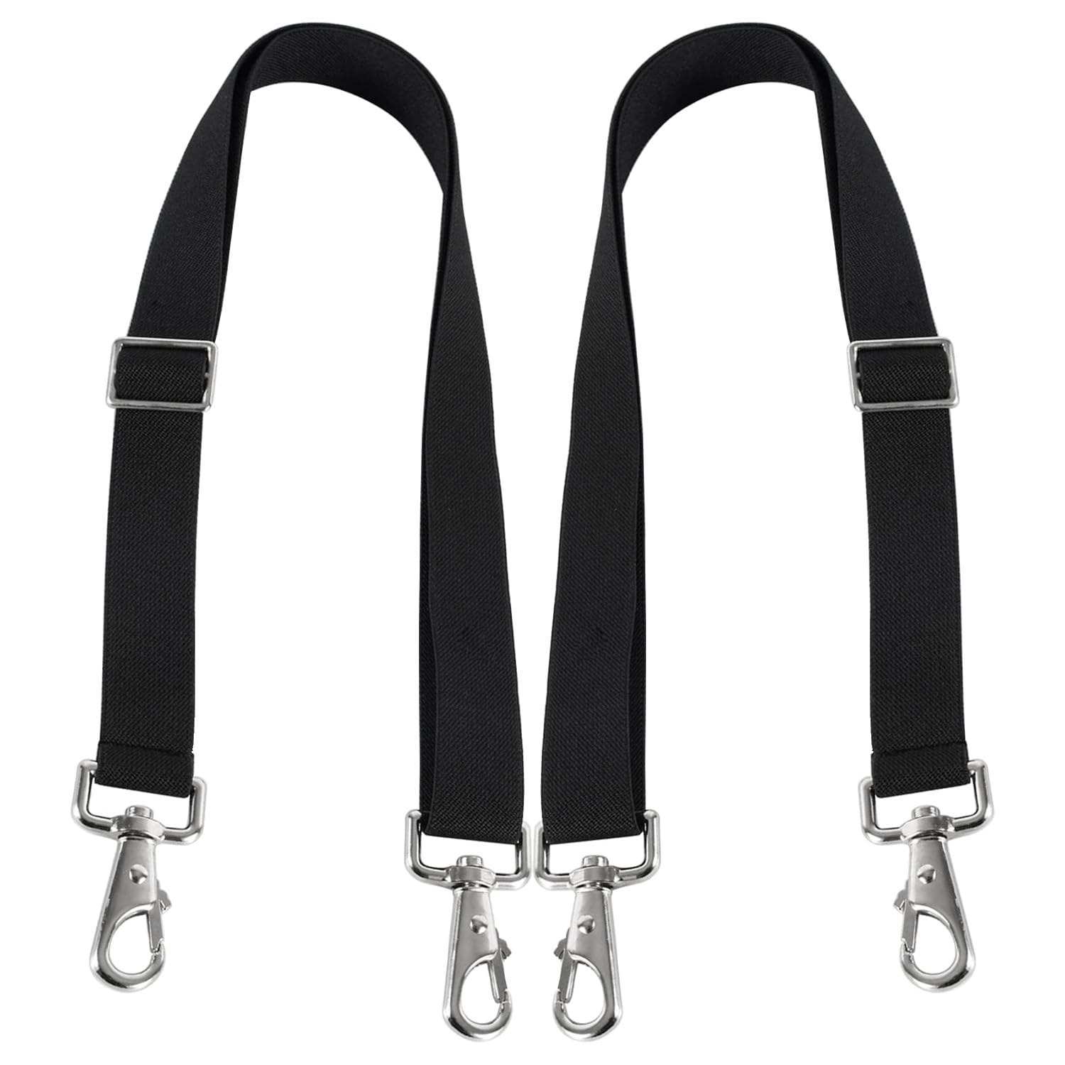 GAITWIN sangles élastiques pour couverture de cheval, noir, lot de 2, installation simple.