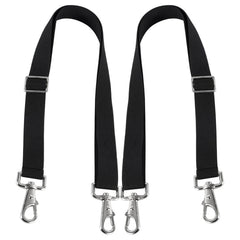 GAITWIN sangles élastiques pour couverture de cheval, noir, lot de 2, installation simple.