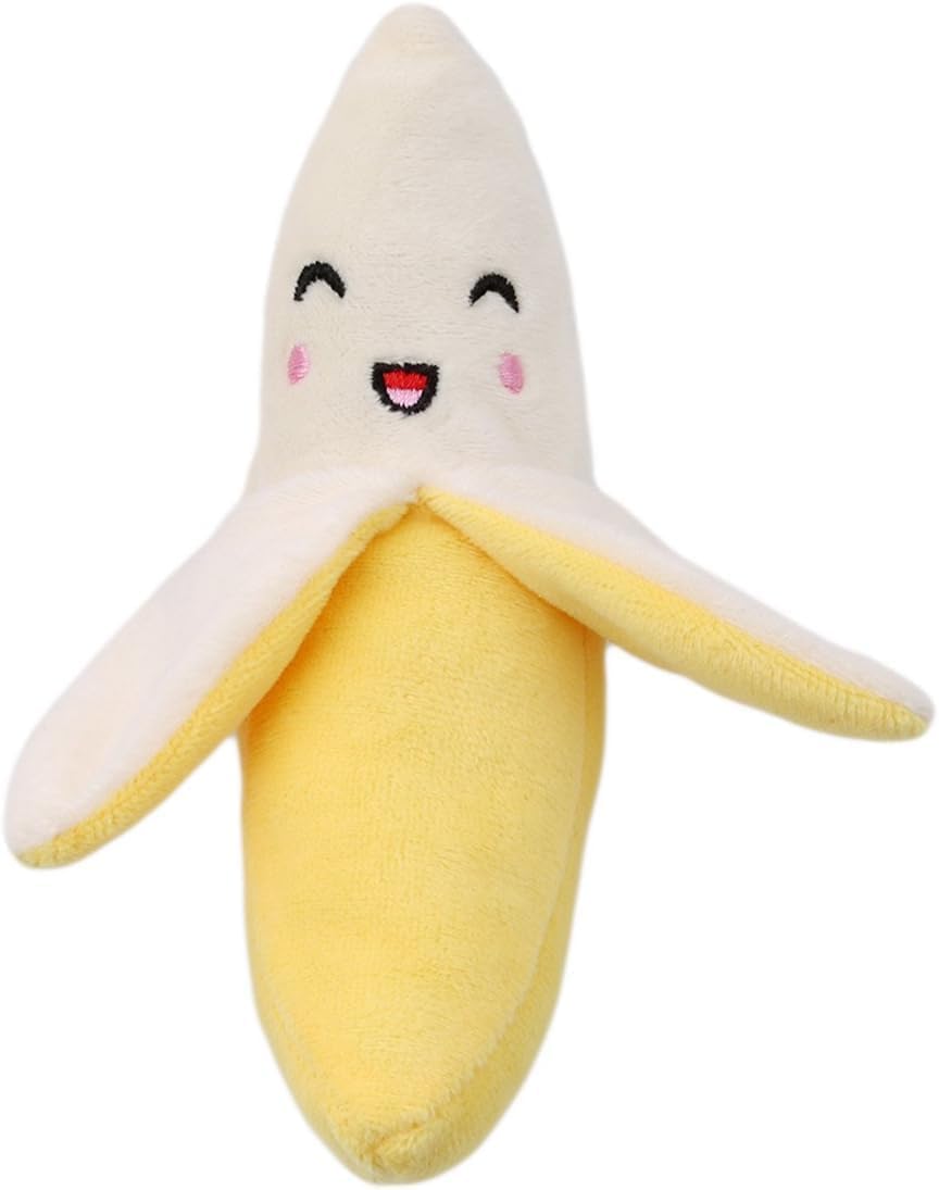 Galepromot banane peluche, nettoyage en machine pratique.