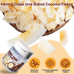 Galirzx snack arôme coco naturel – arôme attractif pour l'alimentation du crabe ermite