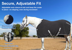 Couverture cheval Gallopoff: utilisation polyvalente toute l'année
