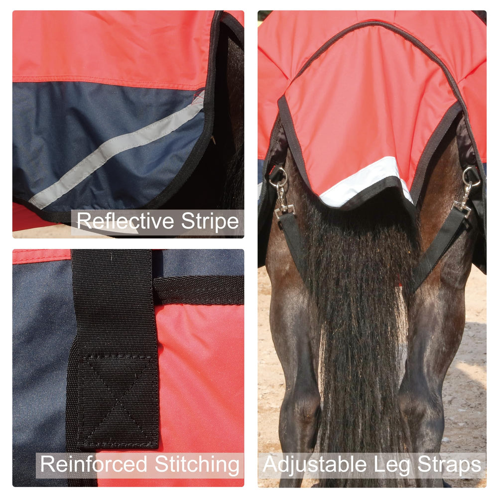 Réglage poitrine et ceinture ventrale Gallopoff pour un ajustement personnalisé.