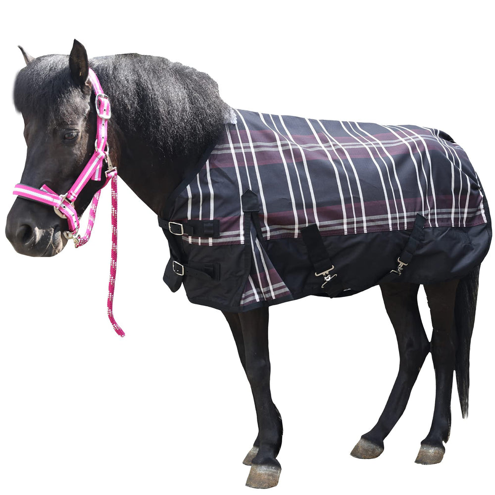 Couverture Gallopoff mini-cheval, aperçu avant, tissu 600D résistant et durable.